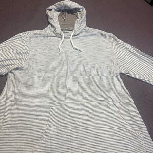 Old Navy Men’s Slub Hub Hoodie Striped L